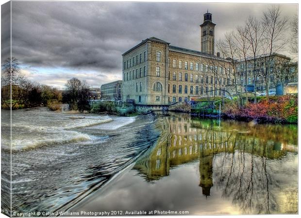 Salts Mill 1 Canvas Print by Colin Williams Photography