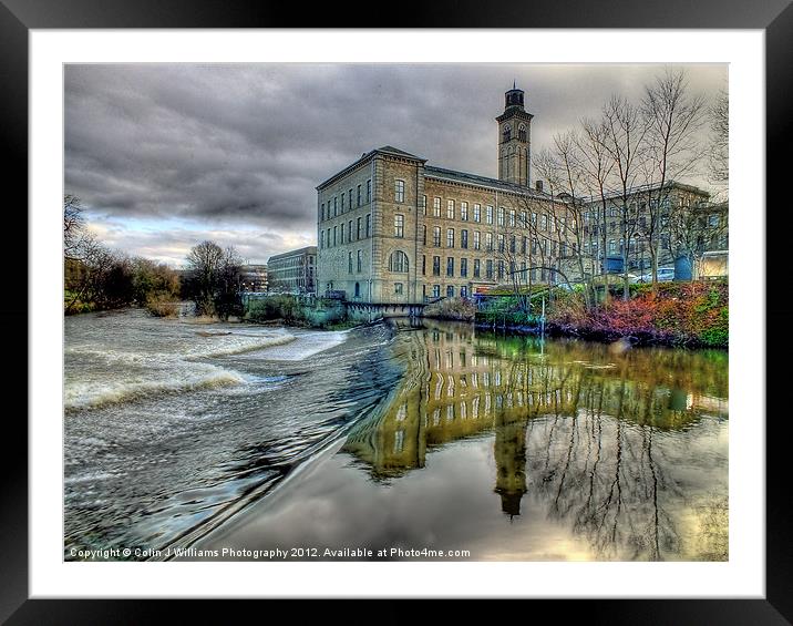 Salts Mill 1 Framed Mounted Print by Colin Williams Photography