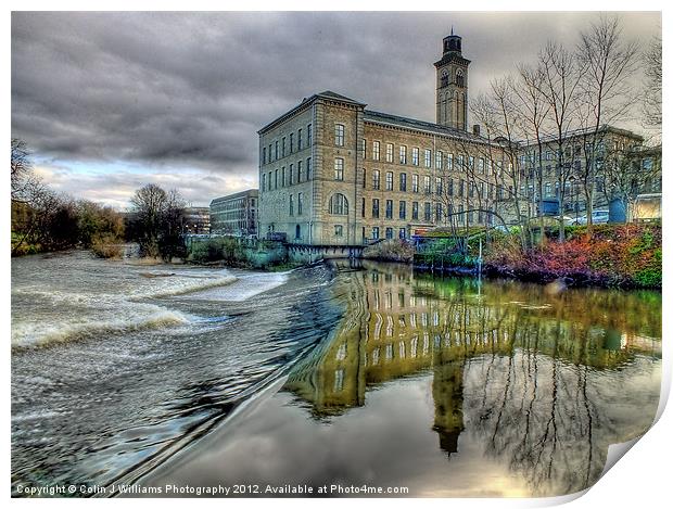 Salts Mill 1 Print by Colin Williams Photography