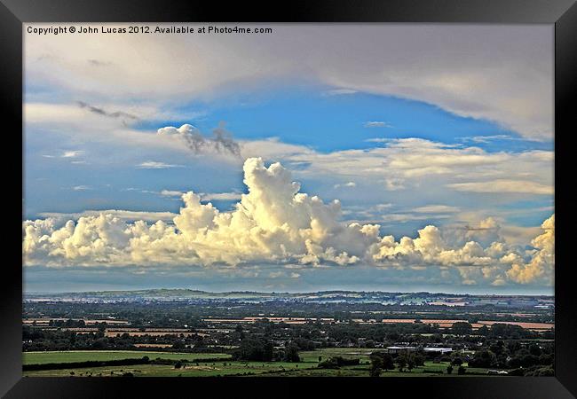 Halton Ridge Framed Print by John Lucas