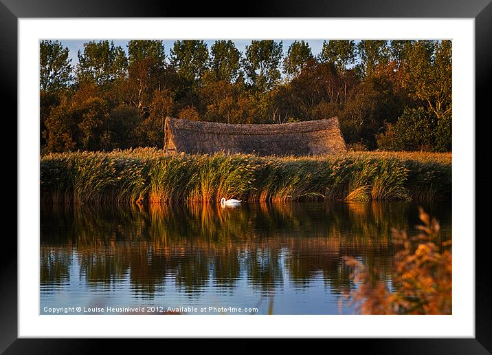 Horsey Mere, Norfolk Broads Framed Mounted Print by Louise Heusinkveld