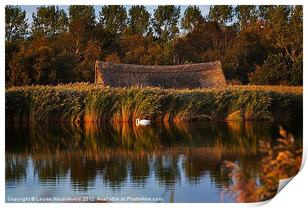 Horsey Mere, Norfolk Broads Print by Louise Heusinkveld