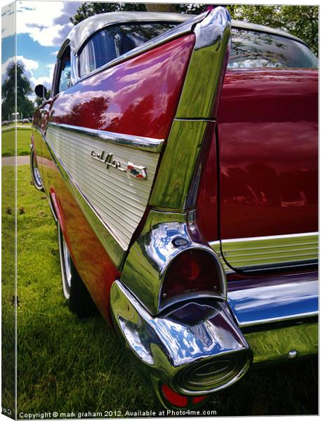 1967 CHEVROLET CAR Canvas Print by mark graham