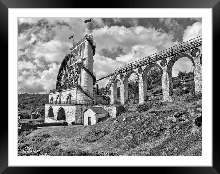 LAXEY WHEEL ( Isle of Man ) Framed Mounted Print by raymond mcbride