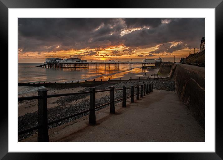 Cromer Pier from the slope Framed Mounted Print by Stephen Mole