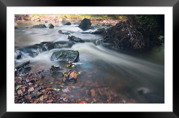 Dreamy Water Framed Mounted Print by simon  davies