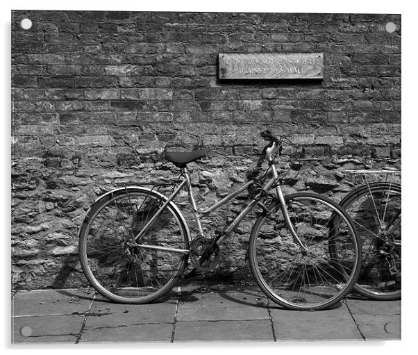 Bicycle, Cambridge Acrylic by Graham Moore