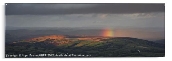 Rydd Wen Fawr Rainbow Acrylic by Creative Photography Wales