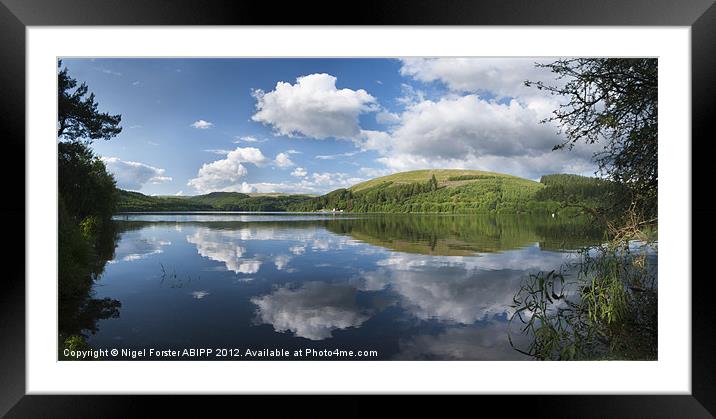 Ponsticill Reflection Framed Mounted Print by Creative Photography Wales