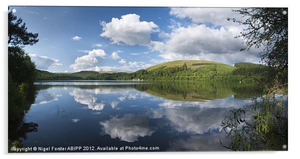 Ponsticill Reflection Acrylic by Creative Photography Wales