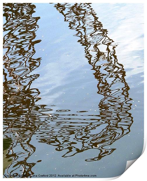 Orbit reflection Olympic Park 2 Print by DEE- Diana Cosford