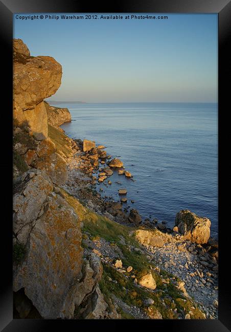 Dungy Head looking East Framed Print by Phil Wareham