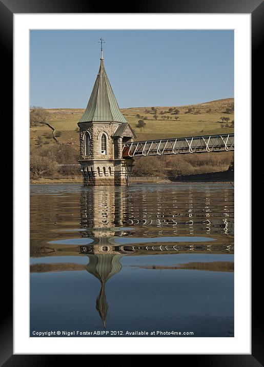 Ponsticill Water Tower Framed Mounted Print by Creative Photography Wales