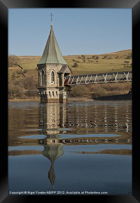 Ponsticill Water Tower Framed Print by Creative Photography Wales