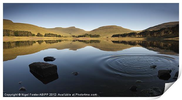 Pen y Fan Reflection Print by Creative Photography Wales