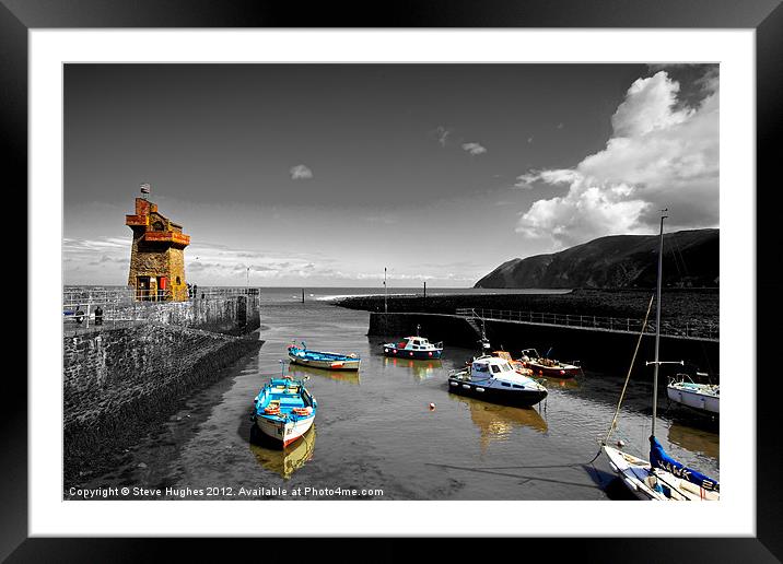 Isolations in Lynmouth North Devon Framed Mounted Print by Steve Hughes