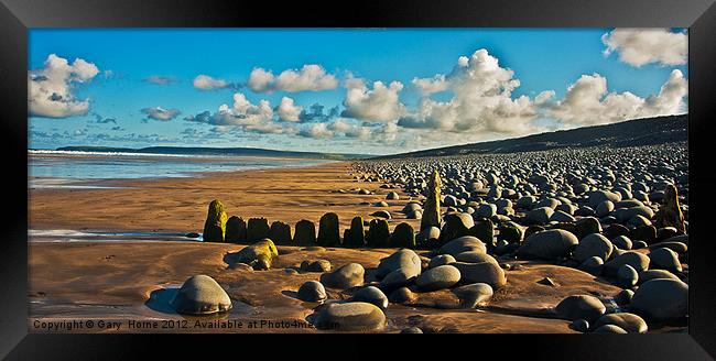 The Calm Before the Storm Framed Print by Gary Horne