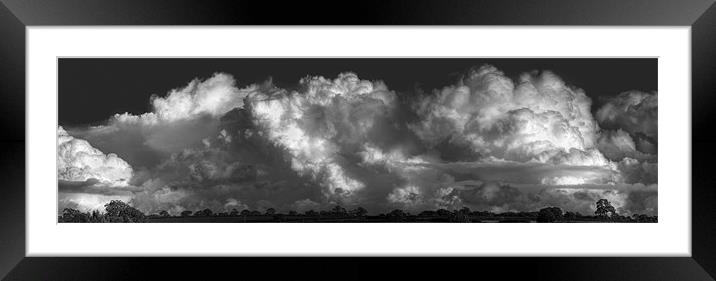 Cumulonimbus Panoramic. Framed Mounted Print by Mark Harper
