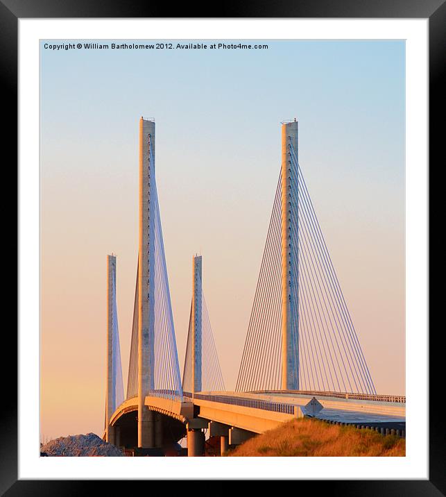 Indian River Inlet Bridge Framed Mounted Print by Beach Bum Pics