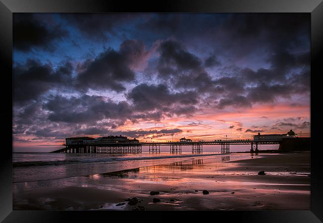 Cromer Pier at Dawn Framed Print by Stephen Mole