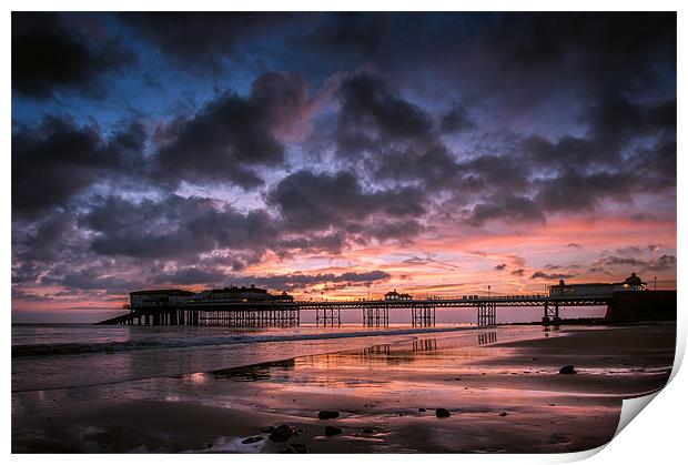 Cromer Pier at Dawn Print by Stephen Mole