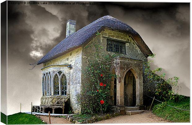 Gothic Cottage 2 Canvas Print by Christine Lake