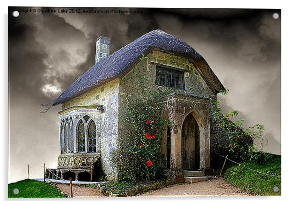 Gothic Cottage 2 Acrylic by Christine Lake