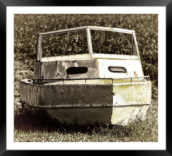 Boat Framed Mounted Print by Mary Lane