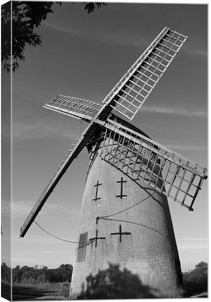 Bidston Hill windmill Canvas Print by Paul Farrell Photography