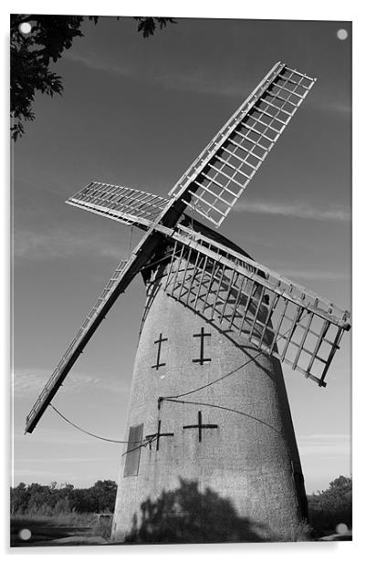 Bidston Hill windmill Acrylic by Paul Farrell Photography