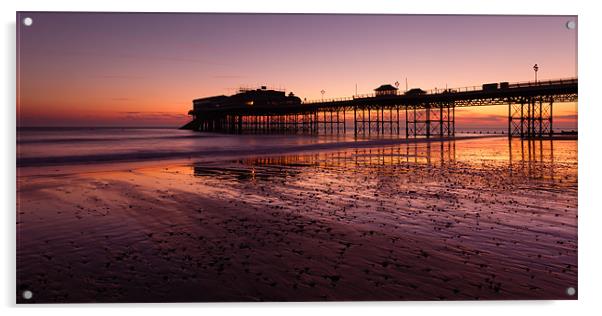 Pre Dawn - Cromer Acrylic by Simon Wrigglesworth