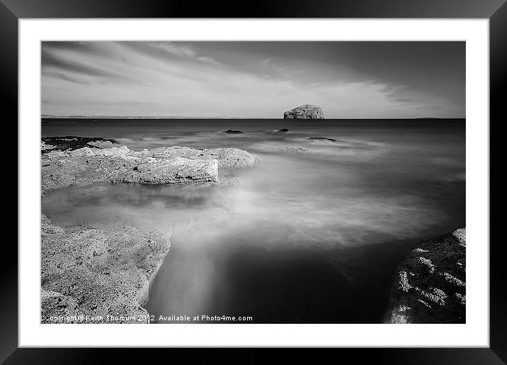 Bass Rock exposure Framed Mounted Print by Keith Thorburn EFIAP/b