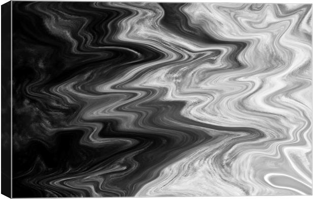 Digital Cloud Abstract Canvas Print by David Pyatt