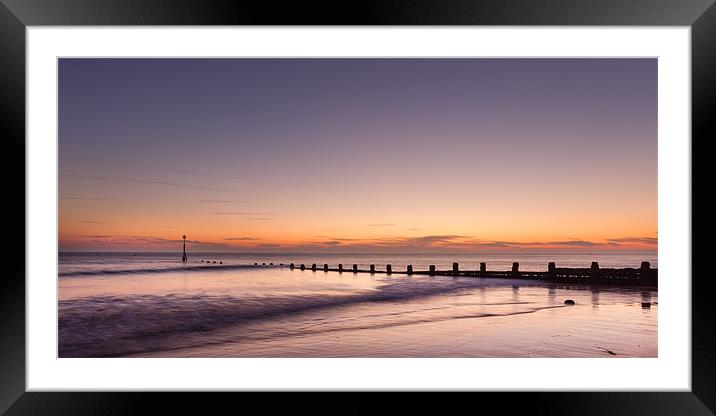 The Long Shore Framed Mounted Print by Simon Wrigglesworth