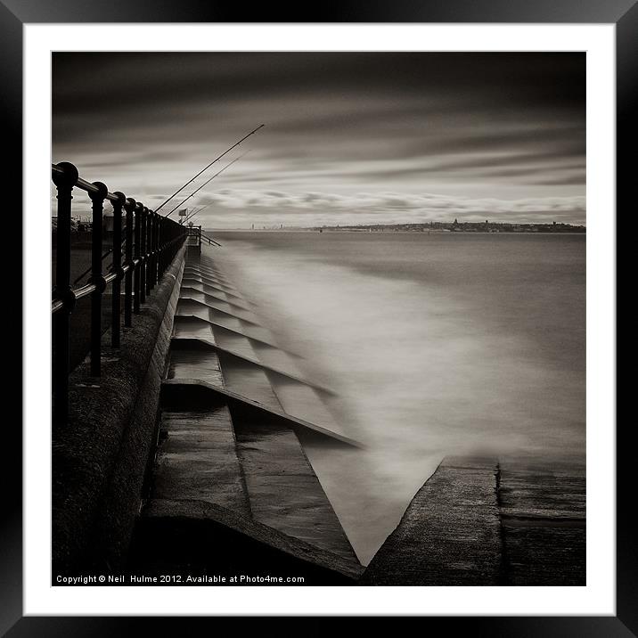 Stairway to Crosby. Framed Mounted Print by Neil  Hulme