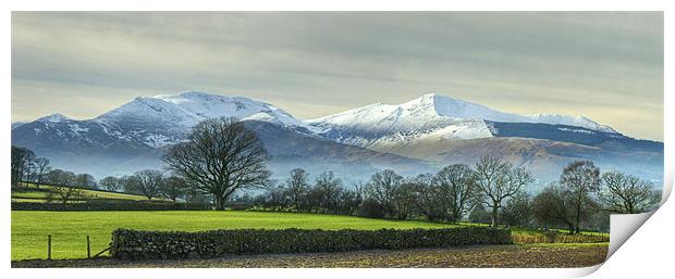 The Coledale Round Print by Jamie Green
