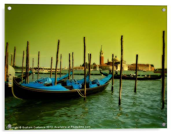 Grand Canal Venice Acrylic by Graham Custance