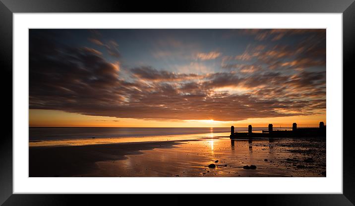 The Golden Hour Framed Mounted Print by Simon Wrigglesworth