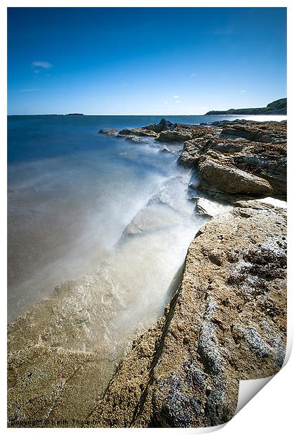 Seacliff Rock Print by Keith Thorburn EFIAP/b