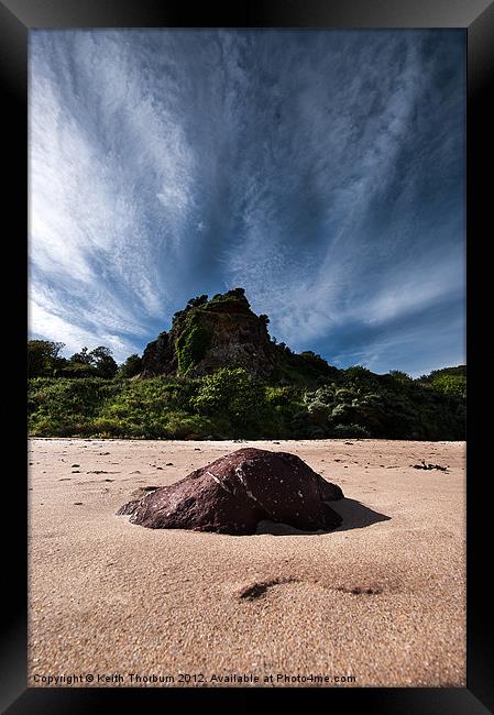 Seacliff Beach Framed Print by Keith Thorburn EFIAP/b