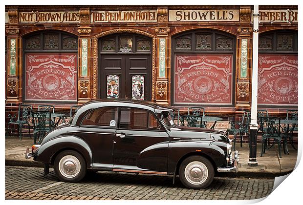 Morris Minor Print by Keith Naylor