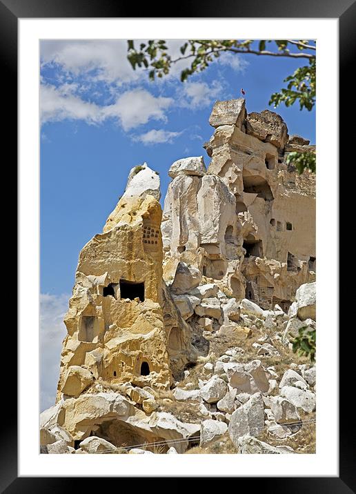 Limestone caves architecture Framed Mounted Print by Arfabita  