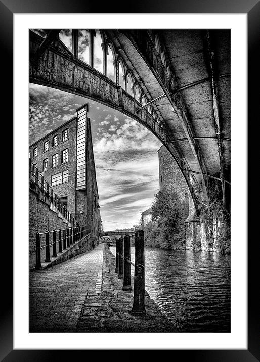 Rochdale canal, Manchester Framed Mounted Print by Jason Connolly