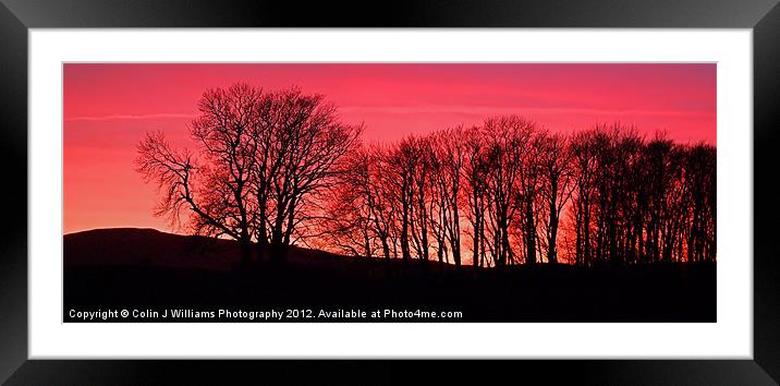 Sunset In The Yorkshire Dales Framed Mounted Print by Colin Williams Photography