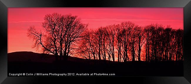 Sunset In The Yorkshire Dales Framed Print by Colin Williams Photography