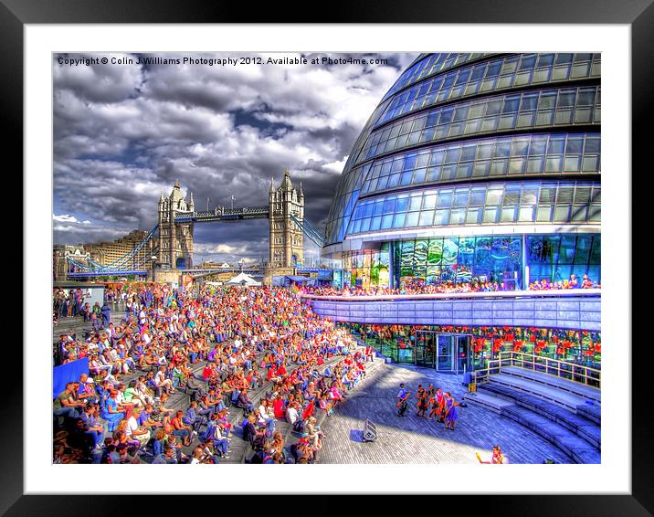 City Hall London - London Festival Framed Mounted Print by Colin Williams Photography
