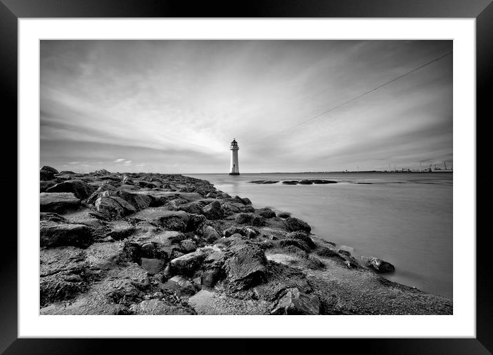 STANDING TALL ( 90 Feet above the rocks ) Framed Mounted Print by raymond mcbride