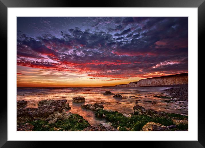 Outrageous Sky Framed Mounted Print by mark leader