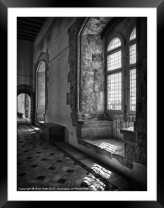 Stone Window Framed Mounted Print by Nick Hirst