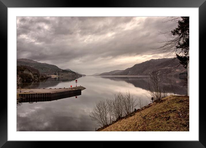 ENTER LOCH NESS (Exit Caledonia Canal ) Framed Mounted Print by raymond mcbride